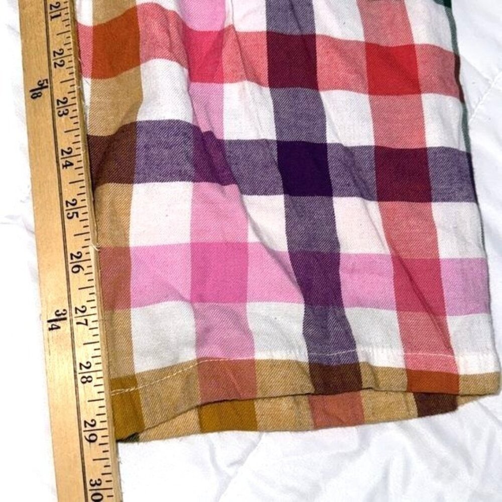Joyspun Womens Pajama Pants 3X Plaid Multicolor Cotton Blend Lounge Sleepwear - Picture 5 of 8